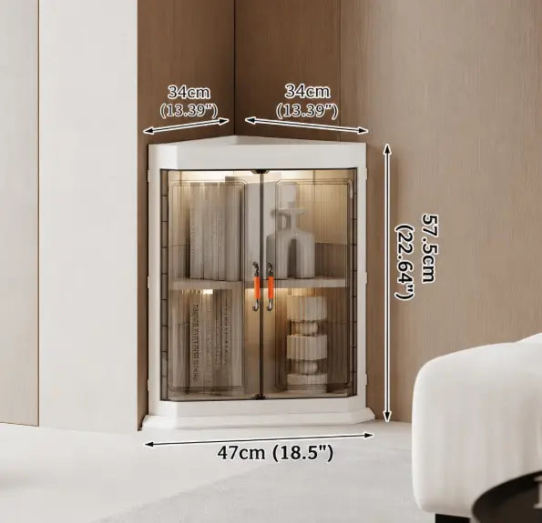 Multi-Tier Foldable Corner Storage Shelf
